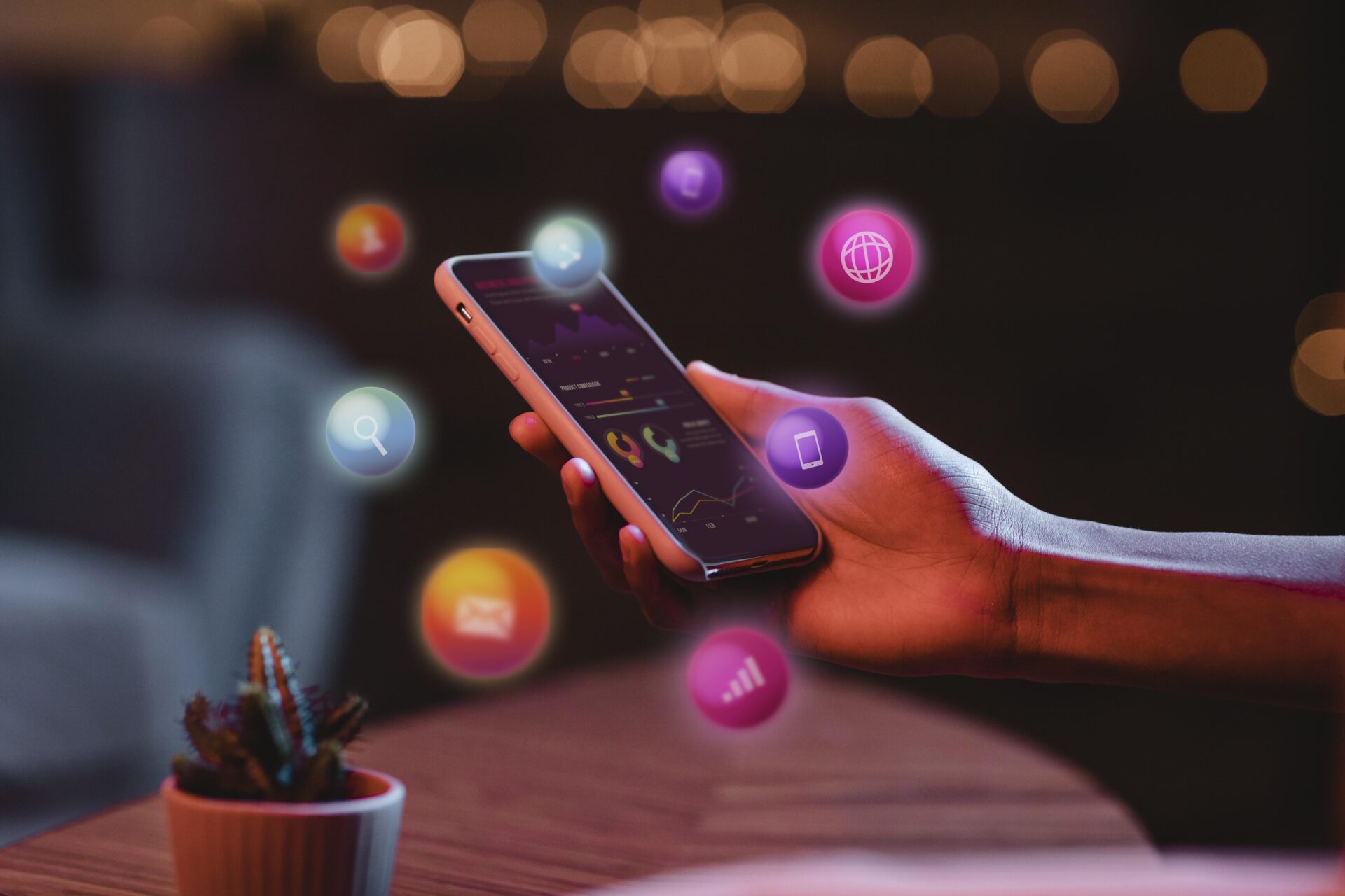 Social media marketing concept for marketing with applications Social media marketing concept for marketing with applications<br />